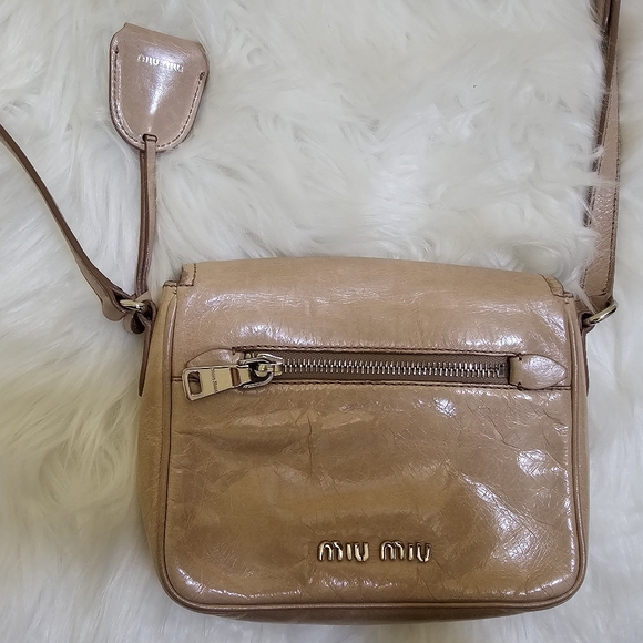 MIU MIU Madras leather handbag - Picture 4 of 14